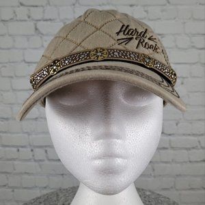 HARD ROCK COUTURE | diamond quilted stud snapback cap hat